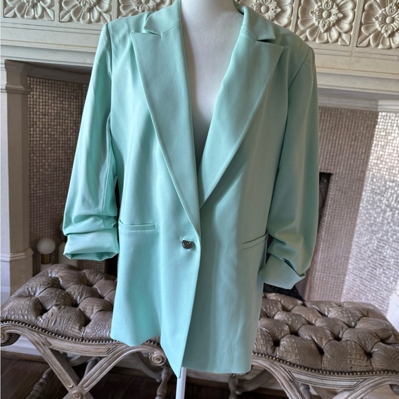 Teal blazer - Picture 2 of 4